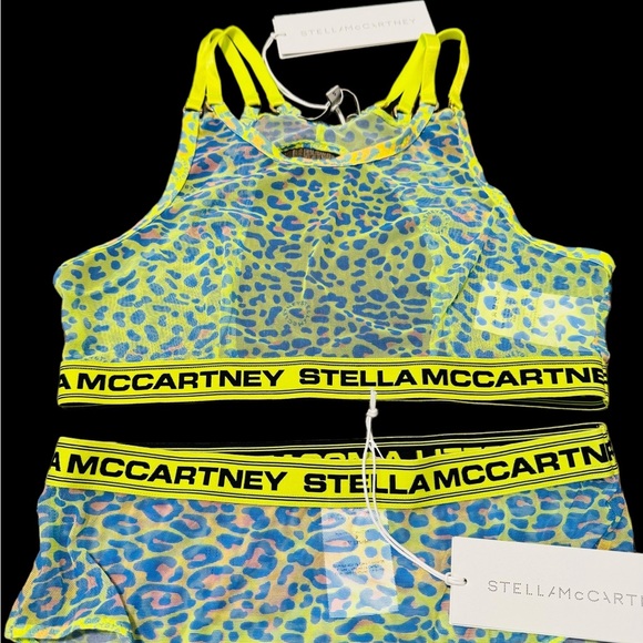 STELLA MCCARTNEY***Animal Print Bralette w/High Waist Underwear SET***Sm. $428 - Picture 7 of 10